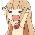 cute anime jumping gif