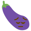 pensive eggplant emoji