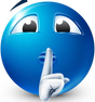 blue face emoji