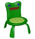 froggy chair transparent