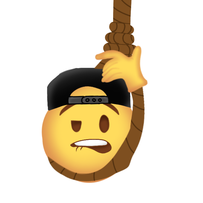 suicide emoji - yes it is edited from another one : r/cursedemojis