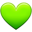 green heart emoji samsung