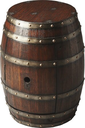 barrel side table