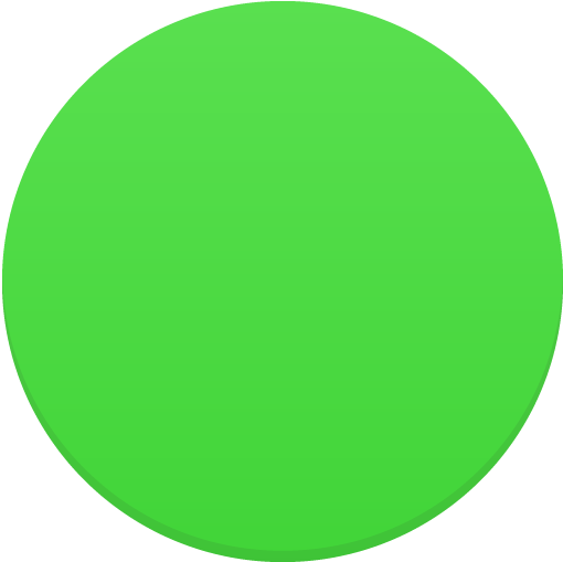 transparent lime green circle